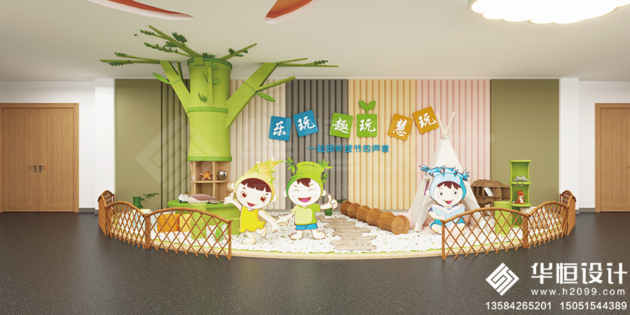 竹笑童心|华恒设计中标胥口一箭河实验...